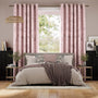 Colorized Crushed Velvet Rose Quartz Curtains 5680