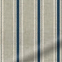 ColorizedPLA Twill Stripe Linen Deep Blue Curtains 5704