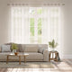Colorized Ionian Voile Cloud White Curtains 5737