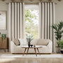 Colorized Bijou Linen Grey Wash Curtains 5745