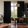 Colorized Bijou Linen Noir Curtains 5749