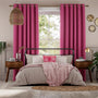 Colorized Bijou Linen Magenta Curtains 5747