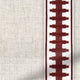 ColorizedPLA Bijou Linen Oatmeal & Ascott Rouge Curtains 5755
