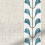 ColorizedPLA Bijou Linen Oatmeal & Chatsworth Cornflower Curtains 5757