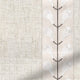 ColorizedPLA Bijou Linen Oatmeal & Chatsworth Ivory Curtains 5758