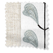 ColorizedSwatch Bijou Linen Oatmeal & Chatsworth Mineral Curtains sample image 5759