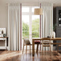 Colorized Bijou Linen Oatmeal & Ascott Rouge Curtains 5755