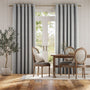 Colorized Dupioni Faux Silk Platinum Curtains 5771