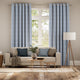 Colorized Hand Painted Stripe Cobalt Curtains 5774