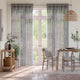 Colorized Rochana Voile Mineral Grey Curtains 5794