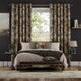Colorized William Morris Acanthus Velvet Chestnut Curtains 5801