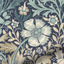 ColorizedPLA William Morris Compton Midnight Curtains 5813