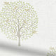 ColorizedZoom Bay Tree & Bird Fennel Curtains 5836