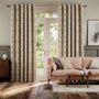 Colorized William Morris Pimpernel Butterscotch Curtains 5903