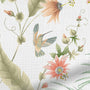 ColorizedZoom Hummingbird Vintage Pink Curtains 6038