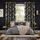 Colorized Hummingbird Charcoal Curtains 6036