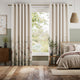 Colorized Chinoiserie Naturals Curtains 6045