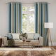 Colorized Harper Stripe Ocean Curtains 6091