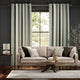 Colorized Harper Stripe Rosemary Curtains 6092