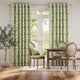 Colorized Ikat Damask Cactus Curtains 6136