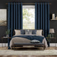 Colorized Delphi Chenille Weave Cobalt Blue Curtains 6147