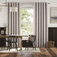 Colorized Ella Stripe Cappuccino Curtains 6160