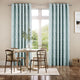 Colorized Tweets & Berries Sky Blue Curtains 6210