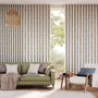Colorized Batik Check Stone Curtains 6228