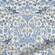 ColorizedZoom William Morris Blackthorn China Blue Curtains 6276