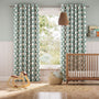 Colorized Tweet Tweet Duck Egg Curtains 6304