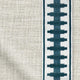 ColorizedZoom Arlo Oatmeal & Ascott Teal Curtains 6311