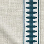 ColorizedZoom Arlo Oatmeal & Ascott Teal Curtains 6311