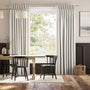 Colorized Arlo Oatmeal & Chatsworth Ivory Curtains 6312