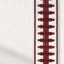 ColorizedZoom Bijou Linen Alabaster & Ascott Rouge Curtains 6313