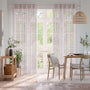 Colorized William Morris Willow Voile Mist Curtains 6314