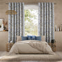 Colorized Rue Watercolour Blue Curtains 6323