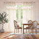 Colorized Aurelie Voile Oyster Curtains 6340