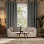 Colorized Grenada Blackout Charcoal Curtains 6351