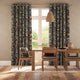 Colorized Paradiso Velvet Charcoal Curtains 6484