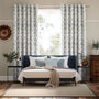 Colorized Shepherdly Meadow China Blue Curtains