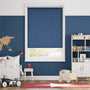 Colorized Choices Paleo Linen Blue Azure Roller Blind 8006