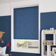 ColorizedZoom Choices Paleo Linen Blue Azure Roller Blind 8006