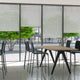 ColorizedZoom Contract Oculus Modern Grey Roller Blind 8032