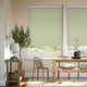 Colorized Toulouse Blackout Mint Green Roller Blind 8129