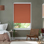 Colorized Toulouse Blackout Paprika Roller Blind