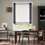 Colorized Mariner White Roman Blind 8229