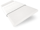 ColorizedSwatch Brightest White and Glacial White Wooden Blind - 50mm Slat sample image 8773