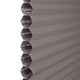 ColorizedPLA Electric DuoShade Cordless Dark Grey Thermal Blind 9029