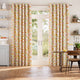 Colorized Golden Tulips Pink & Yellow Curtains 9064
