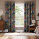 Colorized Fiore Velvet Slate Blue Curtains 9081